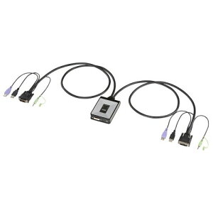 TTvC fBXvCG~[VΉDVIp\Rؑ֊(2:1) SW-KVM2DUN