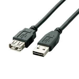 GR USBP[u  USB2.0 (USB A IX to USB A X) o[VuRlN^ 5m ubN U2C-DE50BK