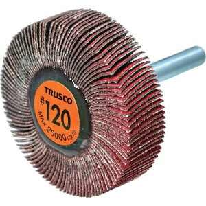 TRUSCO �Z���~�b�N�t���b�v�z�C�[�� ���a6mm ��120 �O�a50×��15×����40 �i5���j TCF5015-CE-120