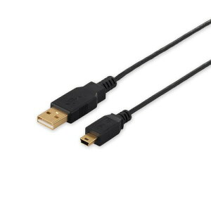 �o�b�t�@���[ BUFFALO USB2.0�P�[�u�� (A to miniB) �X�����^�C�v �u���b�N 2m BSUAMNSM220BK