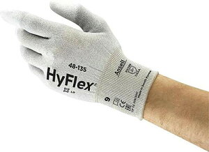 (Ansell) アンセル 電気対策 手袋 静電気防止 帯電防止 anti static glove 静電気 除去 静電気防止 作業用 ポリウレタン 48-135