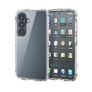 �G���R�� Galaxy S26 (SC-51G) �P�[�X �J�o�[ �N���A �ϏՌ� �Ռ��z�� �n�C�u���b�h ���^ �y�� �S���G�A�[�N�b�V���� TOUGH SLIM LITE ���C�����X�[�d�Ή� �X�g���b�v�z�[���V�[�g �N���A PM-G261TSLAC