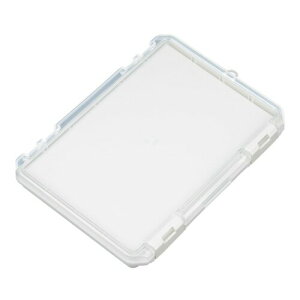 JEJアステージ 推し活 収納ケース ホワイト クッション付 コレクションケース 浅型 230A 持ち運び 缶バッチ、アクリルグッズ、キーホルダー 収納