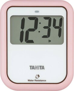 タニタ(Tanita) 非接触タイマー 洗えるタイプ 大画面 100秒 衛生的 手洗い ピンク TD422PK