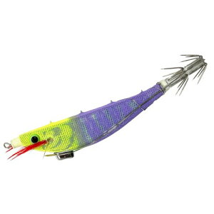 ヨーヅリ(YO-ZURI) スッテ: エビスッテミニ 90mm ブルー夜光イエローパープル エサ巻きエギ