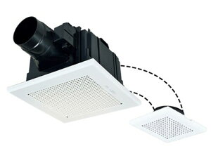 三菱電機(MITSUBISHI ELECTRIC) 天井埋込形換気扇 2部屋用低騒音形 VD-15ZFCD14