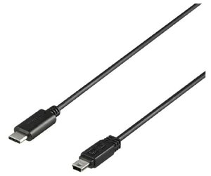 BUFFALO USB2�D0�P�[�u�� C�|miniB 0�D5m �u���b�N BU2CMN05BK