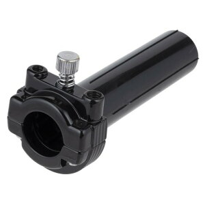 キジマ(Kijima) バイクパーツ スロットルホルダー パイプ付 インチ/2本引きワイヤー用 ハーレー('82-'15) ブラック HD-04811