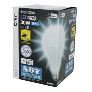 ���V LED �d�� 30W LL-30B EARTH MAN �����p �S���� 3500lm �����F �����W�܂�ɂ��� ��m�C�Y�d�l ������ ������