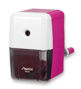 アスミックス(Asmix) アスカ 鉛筆削り らくらくあんしんけずりきミニ PS90P ピンク 芯の太さが選べる