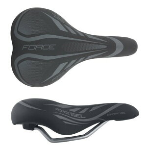 FORCE(フォース) 自転車用 サドル コンフォートサドル GEL入り ブラック 275×174mm 80376