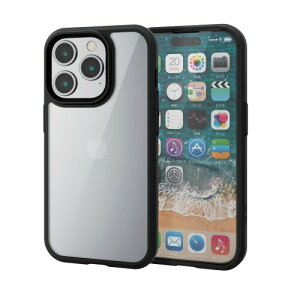 GR iPhone15 Pro P[X TOUGH SLIM KXtBt 360xی ϏՌ Ռz ^ y Xgbvz[t (SzũGA[NbVՌz) ubN PM-A23CTS3BK