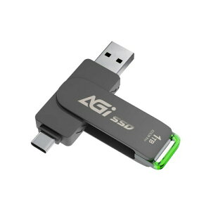 AGI 1TB OtSSD USB 3.2 Gen 2 Type-A/Type-C Ή őǂݎ葬x550MB/s PS5/PS4/iOS/Android/iPad/Windows/MacΉi[J[mFρj er^ |[^u SSD ^ y gѕ֗ ubN u