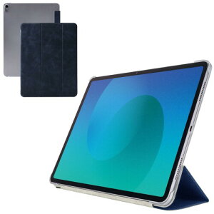 �G���R�� iPad Air 13�C���` (M4/M3/M2) 2026/2025/2024�N �P�[�X �w�ʃN���A �ς�����2�̃X�^���h�p�x �X���[�v���[�h�Ή� ���≘�ꂪ�t���ɂ����\�t�g���U�[ �l�C�r�[ TB-A25XWVNV