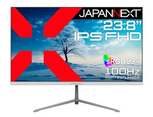 JAPANNEXT 23.8C` IPSpl tHD(1920x1080)𑜓x zCgJ[tj^[ JN-IPS238FHD2-C6-W HDMI DP USB Type-C(ő65Wd) HDR P[u(zCg)