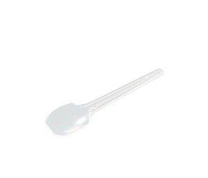 中央化学 使い捨て スプーン デザート プラスチック 袋入 個包装 弁当 テイクアウト 透明 100本入 10cm