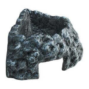 EXO TERRAエキゾテラ GEX EXOTERRA モイストシェルター コーナー 160 爬虫類用シェルター 湿度維持 脱皮サポート 陶器製 隠れ家 コーナータイプ たっぷり貯水部 W16×D15.5×H11.5cm