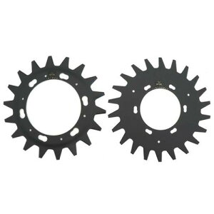 三陽金属 日本製 刈払機用 無双ツインブレード 替刃セット 上刃18P 下刃22P チップソー並の切れ味 TWB-230 除草 草刈り 飛び石防止 飛び石事故軽減効果あり