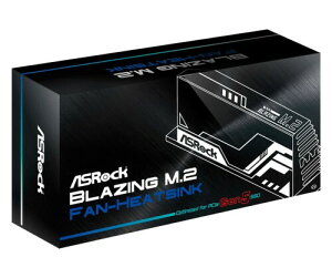 ASRock }U[{[hɓʐ݌vꂽ t@q[gVN FAN M.2 SINK TYPE-2 (Black)