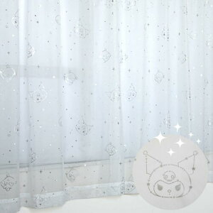 Sanrio(�T�����I) �T�����I �N���~ �L���L�� �O���猩���ɂ��� UV�J�b�g ���[�X�J�[�e�� 2���g ��100×133cm�� SS-12-208-22