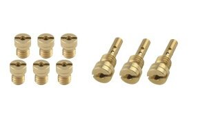 ポッシュフェイス(POSH FAITH) バイク用品 メインジェット/パイロットジェットセット オーバーサイズメインジェット/パイロットジェットセット メイン(6X8)パイロット(15X5.4/FCR) エストレヤ