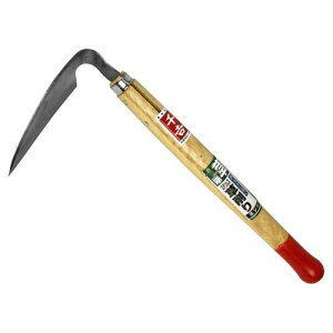 千吉 ステンレス草削り ネジリ 草取り鎌 除草用 椎柄 奥行5.5×高さ33.5×幅13.5cm