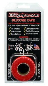 ESI grips(�C�[�G�X�A�C �O���b�v�X) Silicone Tape 10ft roll Red TR10R
