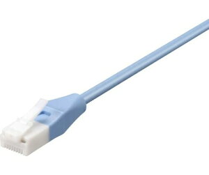 BUFFALO �c���܂�Ȃ�Cat6A LAN�P�[�u�� ���炩 0�D5m �u���[ BL6ATNY05BL
