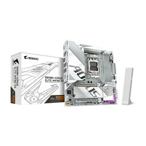 GIGABYTE B850M AORUS ELITE WIFI6E ICE - AMD Ryzen �p �z���C�g�F MicroATX ��ʃQ�[�~���O�}�U�[�{�[�h MB6677