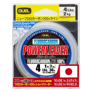 DUEL(�f���G��) HARDCORE(�n�[�h�R�A) �t�������C�� 4Lbs. HARDCORE POWERLEADER FC 30m 4LbS. �i�`�������N���A�[ H3440