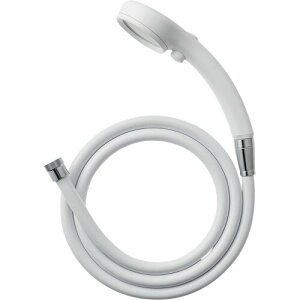 SANEI(サンエイ) シャワーヘッド ホースセット レイニー 節水 手元ストップ 極細水流 ホワイト PS303-CTA-MW2