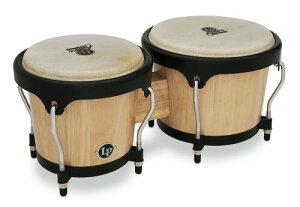 LP Gs[ {S Aspire Wood Bongos Black Hardware LPA601-AW