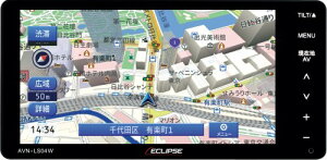 CNvX(ECLIPSE) J[irQ[V 7^Ch AVN-LS04W-24 16GB tZO+1ZO VICS WIDE CD DVD Bluetooth f\[e DENSO TEN