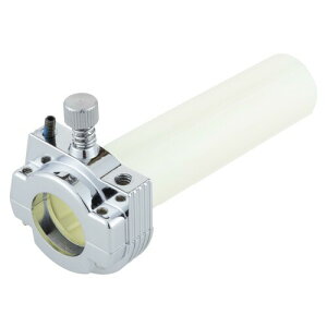 キジマ(Kijima) バイクパーツ スロットルホルダー パイプ付 インチ/1本引きワイヤー用 ハーレー('73-'15) メッキ HD-04804