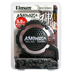 rbO}(Bigman) RxbNX }Olbg ʖڐ e[v 25×5.5m BGC25MG W[ XP[