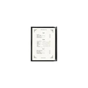 �V���r �N���A�A�����J�� ���j���[�u�b�N PU �� B5 3�b�� 6�y�[�W�d�l W200 × H270mm × D12mm ABW10H6PBLA