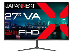JAPANNEXT 27�C���` VA�p�l������ �t��HD(1920x1080)�𑜓x �t�����j�^�[ JN-V27FHD-C65W HDMI USB Type-C(�ő�65W���d)