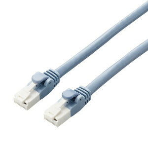�G���R�� LAN�P�[�u�� �d�l�Œ� CAT6A �ܐ܂�h�~ 5m �u���[ LD-GPAT/BU5/ID