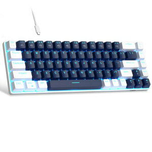MageGee |[^u 60% JjJ Q[~OL[{[h MK-Box LED obNCg RpNg 68L[ ~j L ItBXL[{[h u[XCb`t Windows m[gp\R PC Macp - u