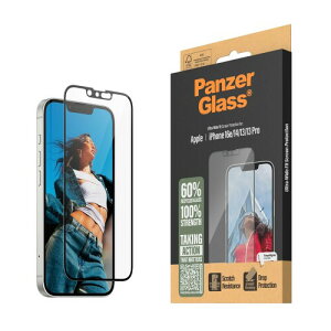 PanzerGlass �p���U�[�O���X iPhone 16e / iPhone 14 / iPhone 13 Pro / iPhone13 PanzerGlass Screen Protector UWF w/aligner