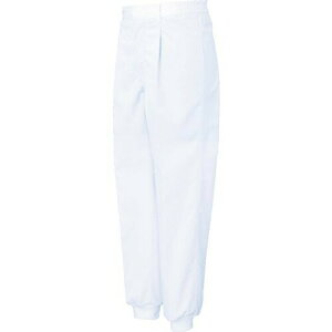 サンエス 男性用混入だいきらい横ゴム・裾口ジャージパンツ S ホワイト FX70976JSC11