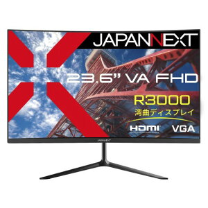 JAPANNEXT 23.6�C���` VA�p�l������ �t��HD(1920x1080)�𑜓x �p��(R3000)�t�����j�^�[ JN-VC236F HDMI VGA