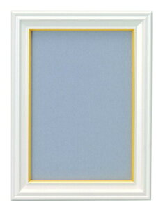 FUJICOLOR 額縁 肖像額 パールホワイト ( 無反射ガラス ) L 木製 ホワイト 406249 41064