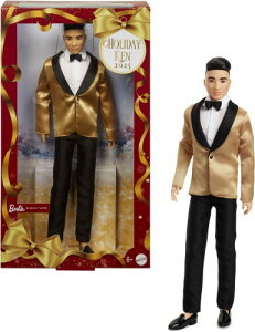 �o�[�r�[(Barbie) �z���f�[�P�� �u���b�N�w�A �V�O�l�`���[ BLACK ���������l�`�E�n�E�X �܂܂��ƁE�������V�� 6�΂��� �S�[���h JGN83