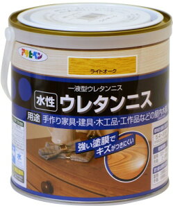 アサヒペン 水性ウレタンニス 0.7L ライトオーク