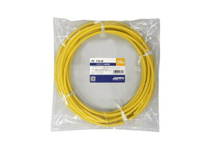 フジクラダイヤケーブル ビニル絶縁電線 IV 14 SQ 黄色 10M 巻き