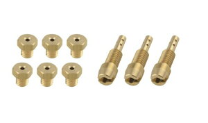 ポッシュフェイス(POSH FAITH) バイク用品 メインジェット/パイロットジェットセット オーバーサイズメインジェット/パイロットジェットセット メイン(7X8)パイロット(18X5-B) TW200/225 (