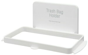 ライクイット (like-it) オフィス マグネット収納 強力マグネット デスク 棚 ゴミ袋ホルダー (吸盤付き) ニューホワイト Mag-On+ 8071