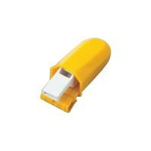 緑十字 ヘルメット用ホイッスル(ホルダー一体型) ST670 イエロー 溝なしヘルメット用 241065