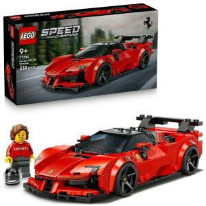 ���S(LEGO) �X�s�[�h�`�����s�I�� Ferrari SF90 XX Stradale �X�|�[�c�J�[ �������� �ߋ� �a���� �v���[���g �u���b�N �j�̎q ���̎q �q�� 9�� 10�� 11�� ���w�� ��蕨 �� �~�j�J�[ �C���e���A �I�V
